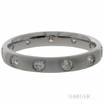Ring Gr.54 Platin 950 mit ca. 0,5ct Diamanten - Bild 2 Vorschau