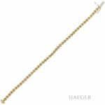 Tennisarmband 18cm Gelbgold 750 / 18K mit 1ct Diamanten - Bild 3 Vorschau