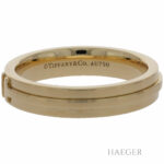 Tiffany T Ring Gr.58 Gelbgold 750 / 18K mit Tiffany Beutel - Bild 2 Vorschau
