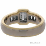 Diamant Ring Gr.58 Gelb,- Weißgold 750 / 18K mit 1,57ct - Bild 3 Vorschau