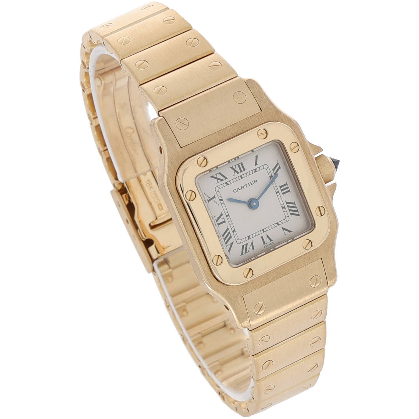 Cartier Santos Lady Ref. 866930 Gold 18K Full Set 1997 Vintage - Bild 3
