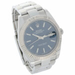 Rolex Datejust 41 Ref. 126334 Blu dial fluted Bezel Full Set 2020 LC100 - Bild 3 Vorschau