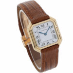 Cartier Ceinture Ref. 78100 Gold 18K White dial Manual Wind ca. 1990 - Bild 3 Vorschau