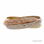 Cartier Trinity Ring Gr.70 Mehrfarbiges Gold 750 / 18K - Bild 3 Vorschau