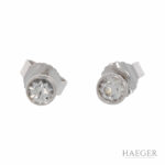 Solitärohrstecker Weißgold 585 / 14K mit 0,3ct Diamanten Vorschau