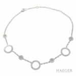 Bulgari Bvlgari Collier 47,5cm Weißgold 750 / 18K mit Diamanten Vorschau
