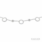 Bulgari Bvlgari Collier 47,5cm Weißgold 750 / 18K mit Diamanten Vorschau