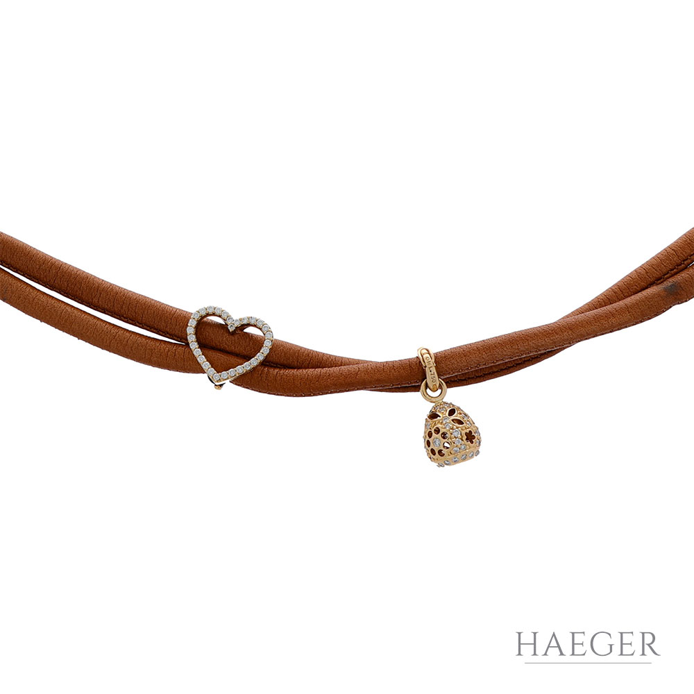 Charlotte Lynggaard Armband 17cm Gelbgold 750 / 18K mit 0,3ct Diamanten
