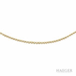 Collier 43cm Gelbgold 750 / 18K mit 2,5ct Diamanten Vorschau