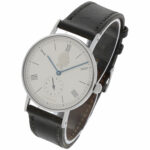 NOMOS Ludwig Glashütte Ludwig Ref. 9684 Siemens 35mm Stahl kleine Sekunde ca. 2000 Vorschau