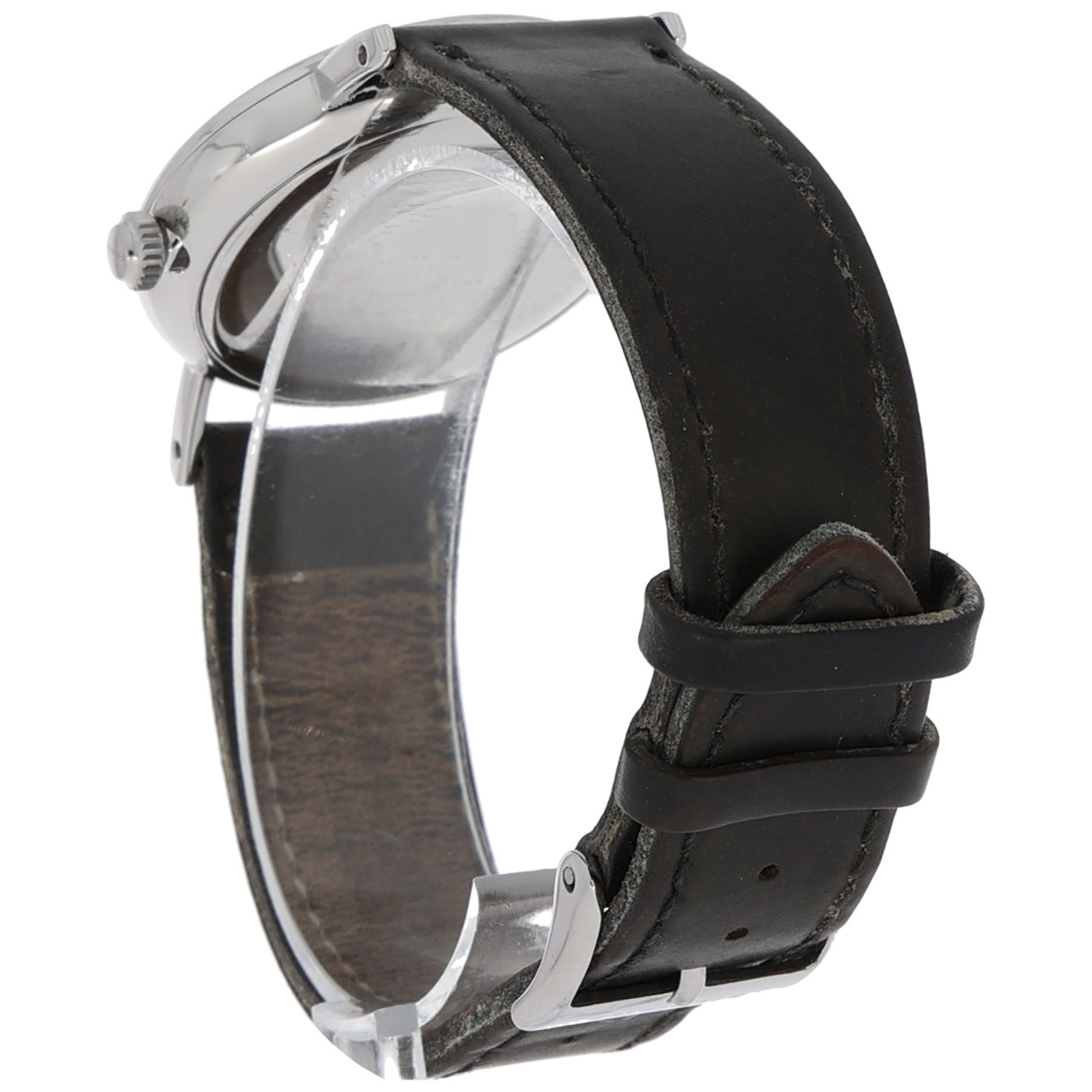 NOMOS Ludwig Glashütte Ludwig Ref. 9684 Siemens 35mm Stahl kleine Sekunde ca. 2000