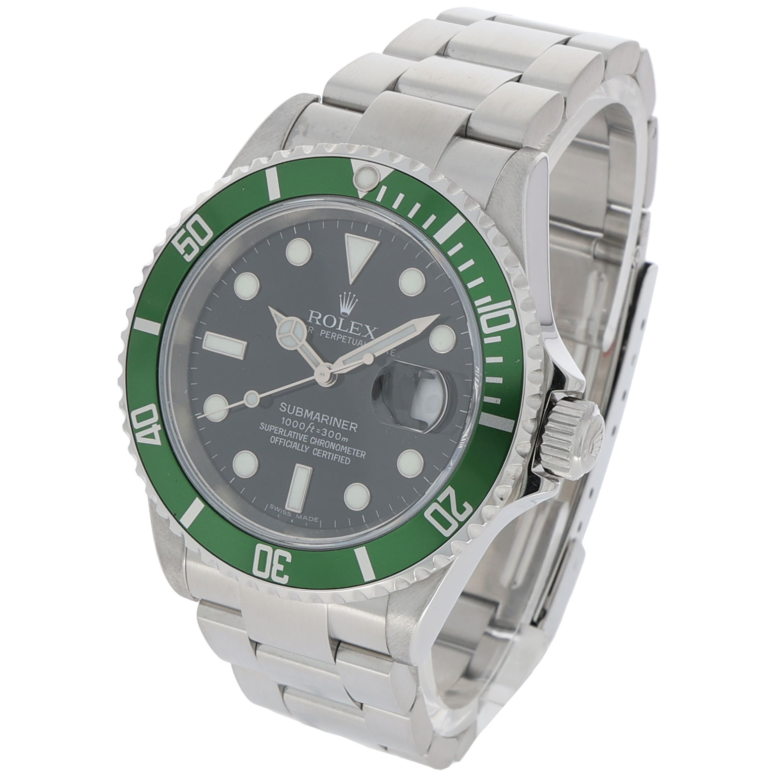 Rolex Submariner Date „Kermit“ Ref. 16610LV 2008+Papers 2008 LC010