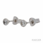 Solitärohrstecker Weißgold 585 / 14K mit 0,3ct Diamanten Vorschau