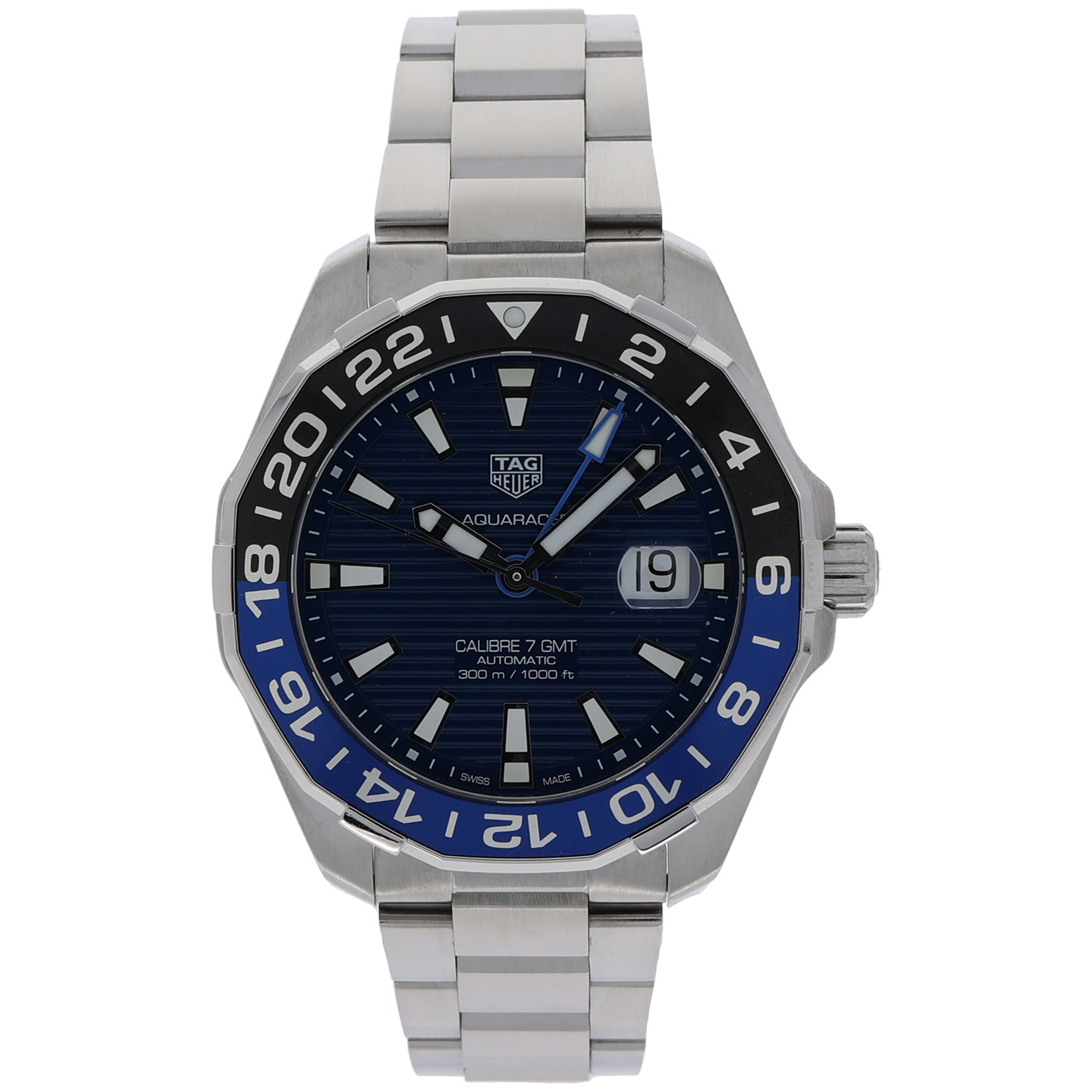 TAG Heuer Aquaracer 300M Ref. WAY201T Batman Full Set 2020 LC 100