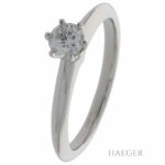 Tiffany and Co. Solitärring Gr.50 Platin 950 mit 0,26ct Diamant FULL SET Vorschau