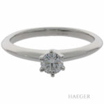 Tiffany and Co. Solitärring Gr.50 Platin 950 mit 0,26ct Diamant FULL SET Vorschau