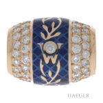 Wellendorff vergissmeinnicht Anhänger Gelbgold 750 / 18K mit ca. 1ct Diamanten Vorschau