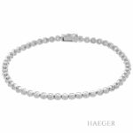 Tennisarmband 18cm Weißgold 750 / 18K mit 1ct Diamanten - Bild 2 Vorschau