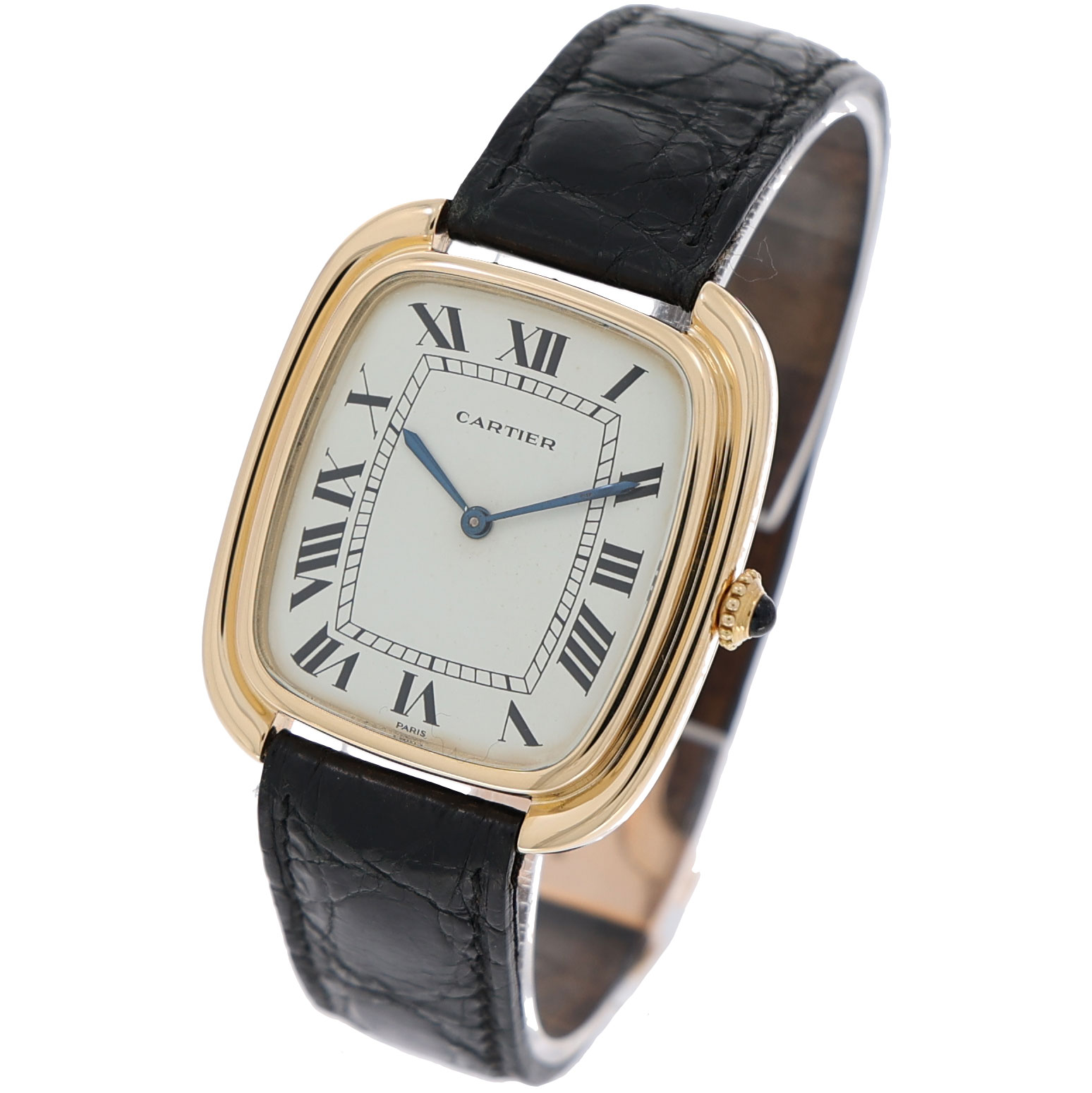 Cartier Jumbo Gondole Ref. 79050 Gold 18K with Papers 1979 Cartier Service 1997 - Bild 2