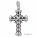 Kreuzanhänger Weißgold 750 / 18K mit 2ct Diamanten - Bild 3 Vorschau