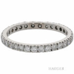 Memoirering Gr.59 Platin 950 mit ca. 1,5ct Diamanten - Bild 2 Vorschau