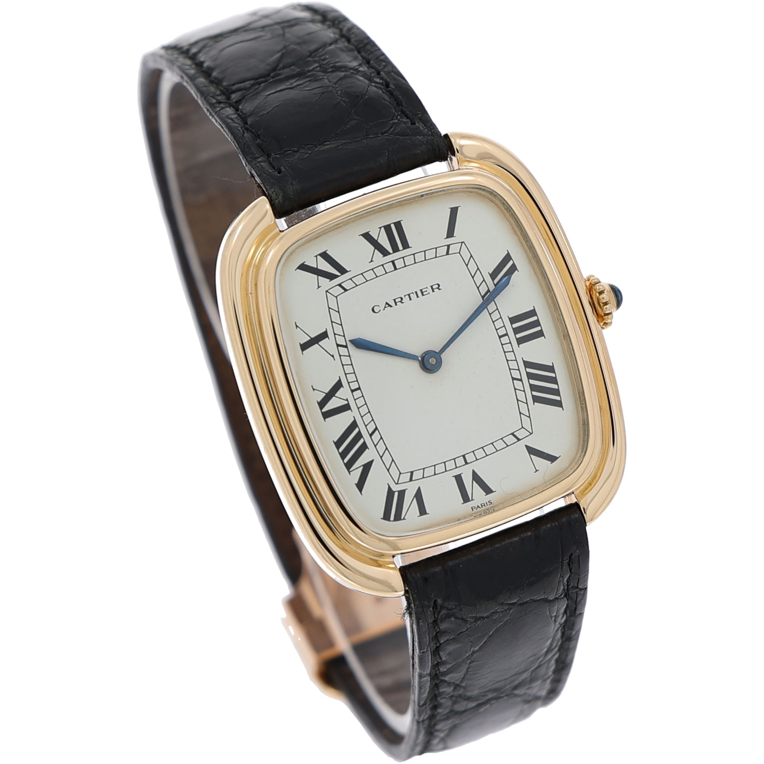 Cartier Jumbo Gondole Ref. 79050 Gold 18K with Papers 1979 Cartier Service 1997 - Bild 3