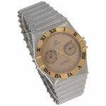 Omega Constellation Day-Date Quartz Day Date 33mm Stahl/Gold ca. 1990’s Vintage Watch - Bild 3 Vorschau