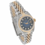 Rolex Lady-Datejust 26 Ref. 69173 blue Vignette Diamond Dial with papers 1993 LC100 - Bild 3 Vorschau