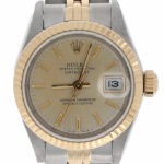 Rolex Lady-Datejust Ref 69173 champagne dial saphire date quick set ca. 1988 - Bild 2 Vorschau