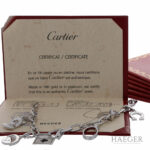 Cartier Bettelarmband 19cm Weißgold 750 / 18K mit Originalen Zertifikaten - Bild 2 Vorschau