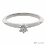 Tiffany & Co. Solitärring Gr.55 Platin 950 mit 0,18ct Diamant FULL SET - Bild 3 Vorschau