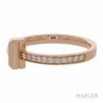Tiffany T One Ring Gr.52 Roségold 750 / 18K mit Diamanten - Bild 3 Vorschau