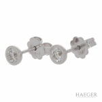 Solitärohrstecker Weißgold 750 / 18K mit 0,4ct Diamanten - Bild 2 Vorschau