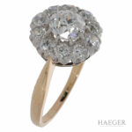 Ring in floraler Form Gr.53,5 Gelbgold 585 / 14K mit 1,1ct Diamanten Vorschau