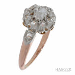 Ring in floraler Form Gr.50 Roségold 750 / 18K mit 0,4ct Diamanten Vorschau