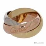 Cartier Trinity Ring Gr.51 Mehrfarbiges Gold 750 / 18K FULL SET - Bild 2 Vorschau
