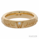 Wellendorff Ring Gr.55 Gelbgold 750 / 18K mit Original Box - Bild 2 Vorschau
