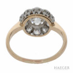 Ring in floraler Form Gr.53,5 Gelbgold 585 / 14K mit 1,1ct Diamanten - Bild 2 Vorschau