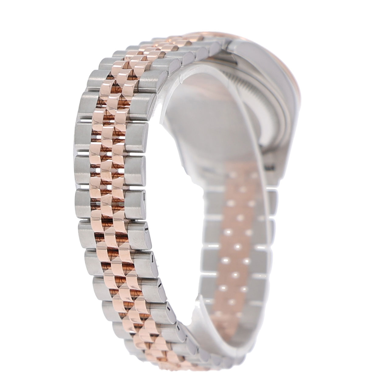 Rolex Lady-Datejust Ref. 279381 Steel/Rosegold MOP Factory Diamonds Full Set 2021 - Bild 8