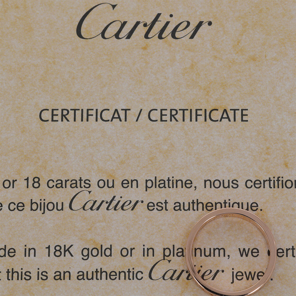 Cartier Love Diamant Ring Gr.51 Roségold 750 / 18K FULL SET