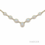 Collier 42cm Gelbgold 750 / 18K mit Opalen Vorschau