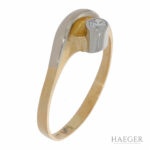 Lapponia Ring Gr.54 Gelb,- Weißgold 750 / 18K mit 0,09ct Diamant Vorschau