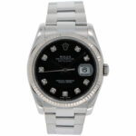 Rolex Datejust 36 Ref. 116234 Stahl/Weißgold Black Diamond Dial Full Set 2013 Vorschau