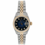 Rolex Lady-Datejust 26 Ref. 69173 blue Vignette Diamond Dial with papers 1993 LC100 Vorschau