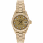 Rolex Lady-Datejust 26 Ref. 69178 Gold 18K Factory Diamond Dial ca. 1985’s Vintage Watch Vorschau