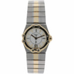 Chopard St. Moritz Ref. 8024 Stahl/Gold 18K weißes Zifferblatt mit Papieren 1996 Vorschau