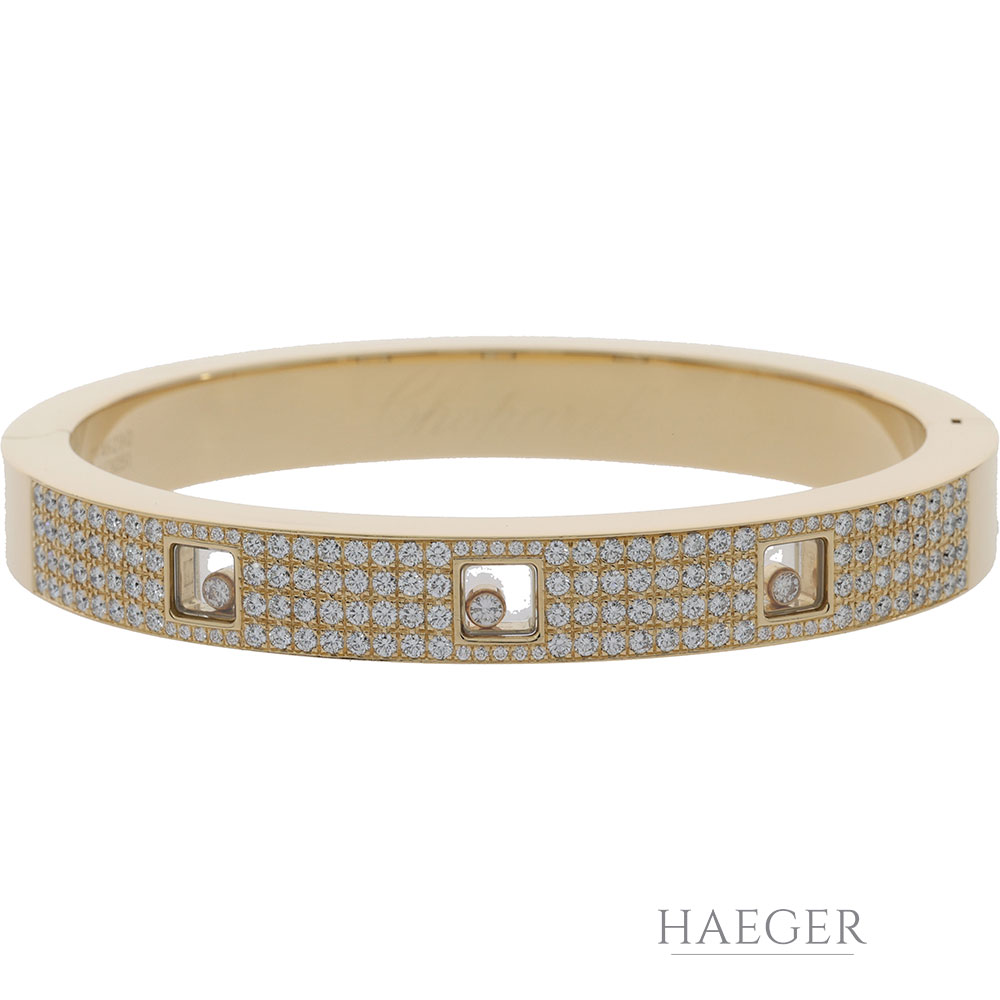 Chopard Armreif 18cm Gelbgold 750 / 18K mit 2,2ct Diamanten - Bild 2
