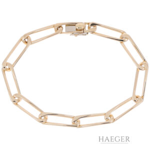 Cartier Paperclip Armband 17 cm Gelbgold