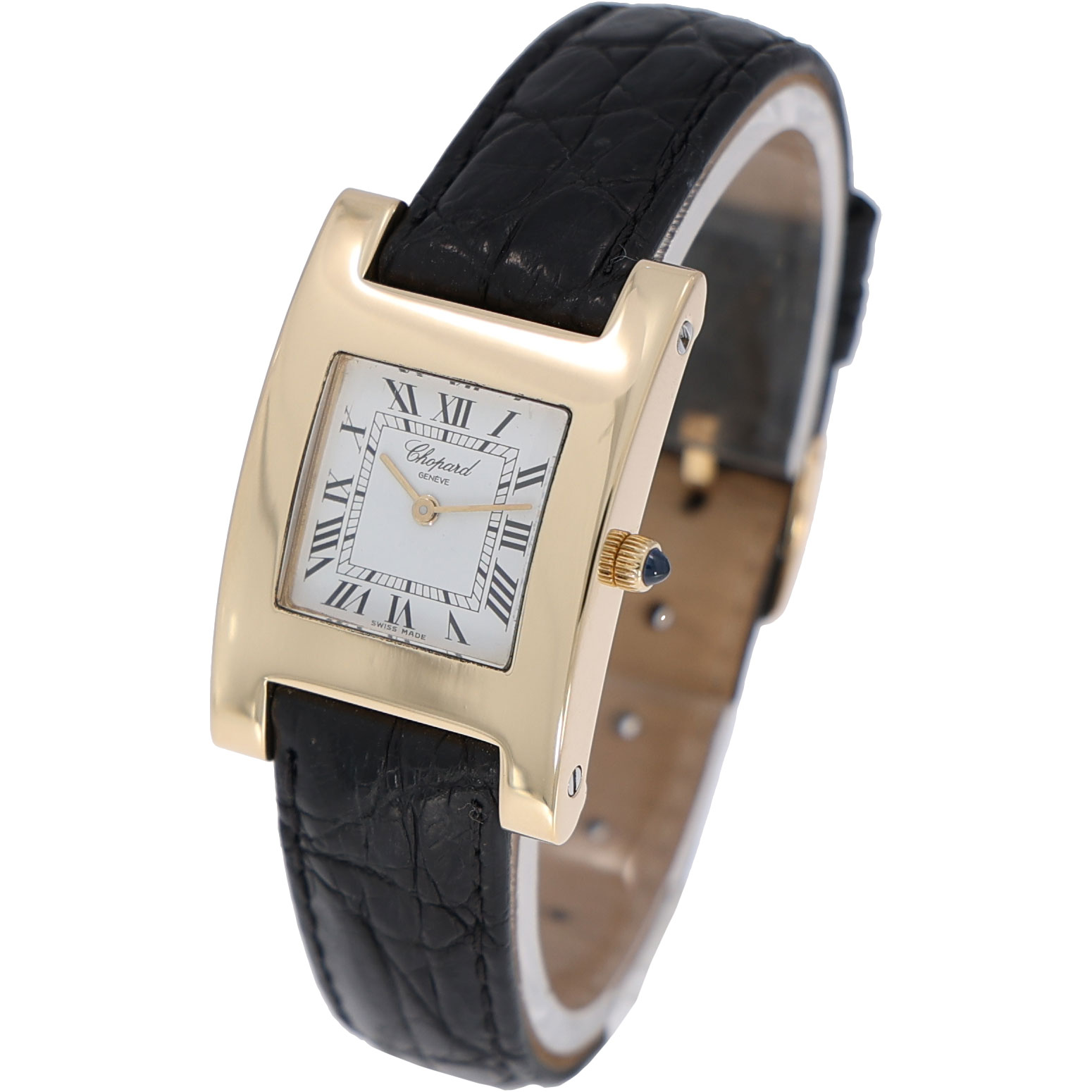 Chopard Your Hour 18k gold white roman dial Vintage Watch - Bild 2