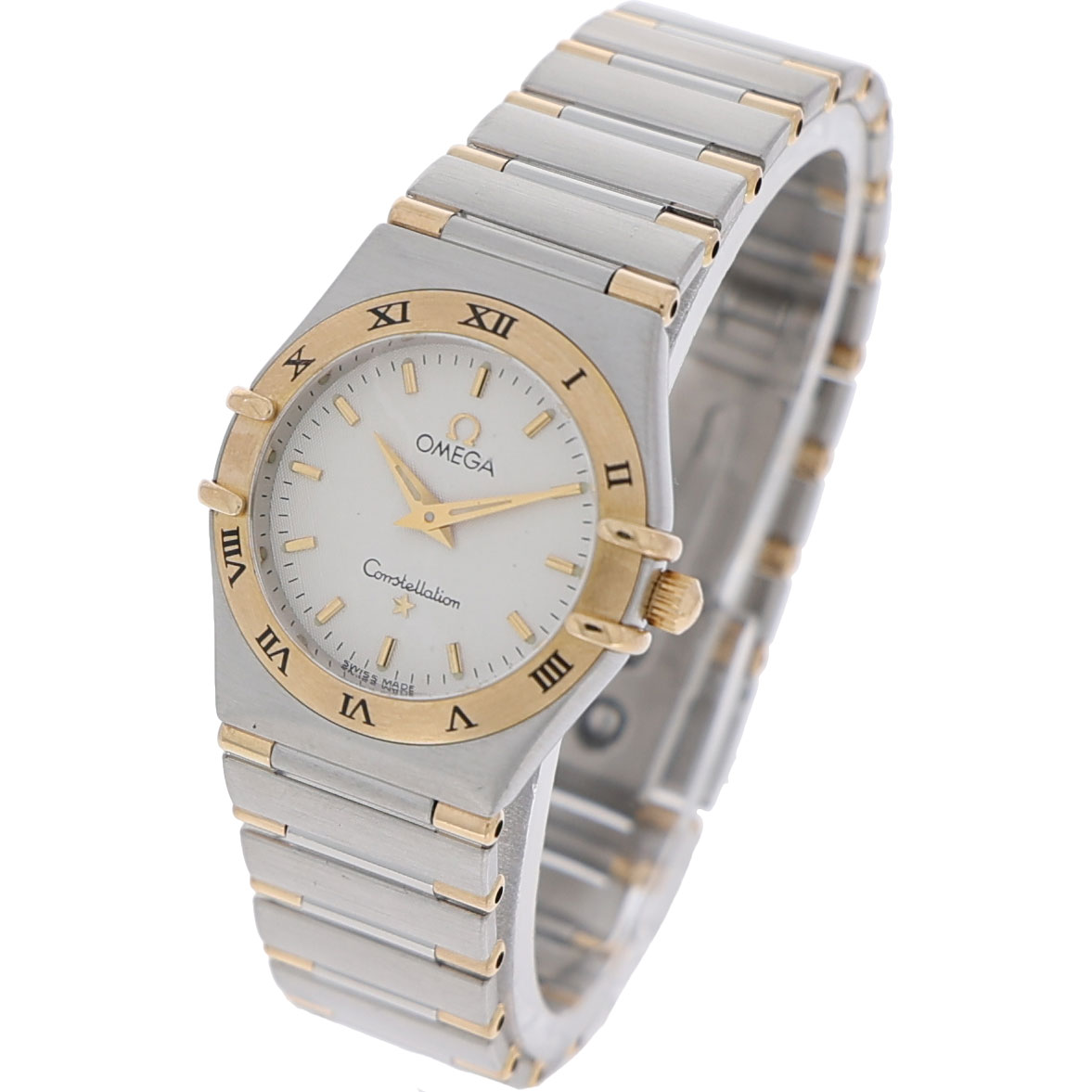Omega Constellation Quartz Lady Manhattan Ref 1272.30.00 Stahl/Gold 25mm ca.1995’s Vintage Watch - Bild 2
